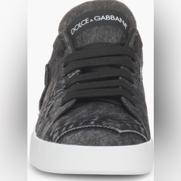 NIB $695 Dolce & Gabbana Portofino Denim Sneaker in size 7US / 37EU! - Picture 4 of 7